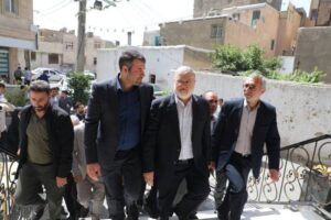 بازدید استاندار مرتضی گرد شهرآزادگان